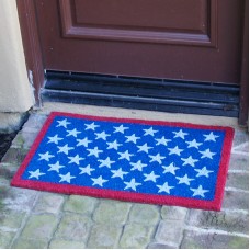 Rubber-Cal, Inc. Patriotic American Flag Doormat RCIN1027